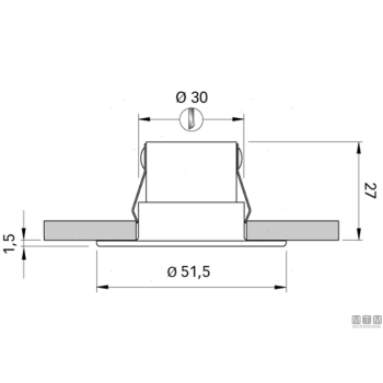 Faretto quick daisy d52 luce naturale 