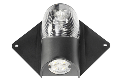 Faro per crocetta inox snodo 12 V 