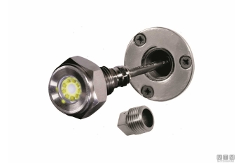 Faro sub drain plug led azzurro< 