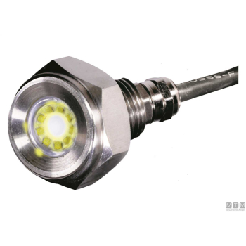 Faro sub drain plug led azzurro