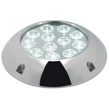 Faro subacqueo 12 LED blu con viti 