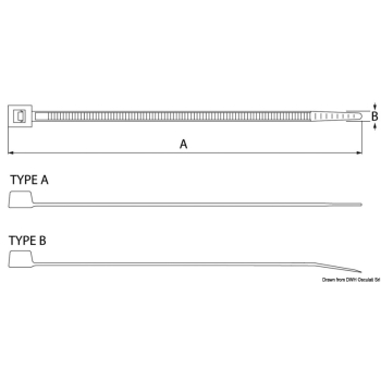 Fascetta nylon 500 mm 