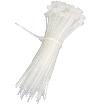 Fascetta nylon bianco mm.100x2,5