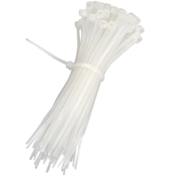 Fascetta nylon bianco mm.140x3,6