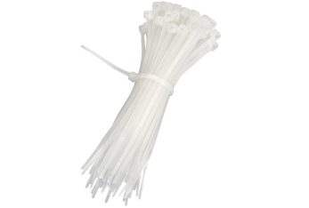 Fascetta nylon bianco mm.140x3,6