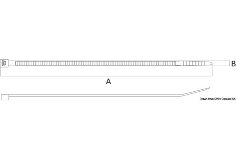 Fascette termoresistenti 200 mm 
