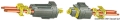 Faston maschio per cavi 8/10 mm² 