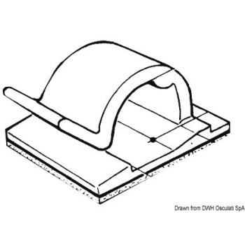Fermacavo nylon 5 x 5 mm 