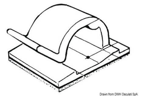 Fermacavo nylon 8 x 11 mm 