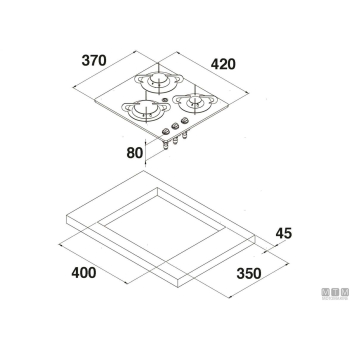Fermapentole can hoodiny 2 fuochi