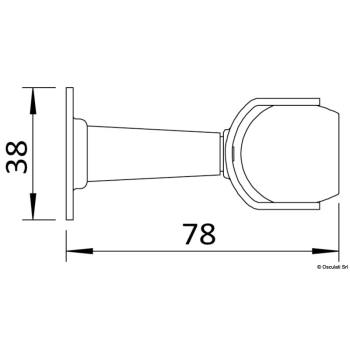 Fermaporte magnetico pivotante versione alta 
