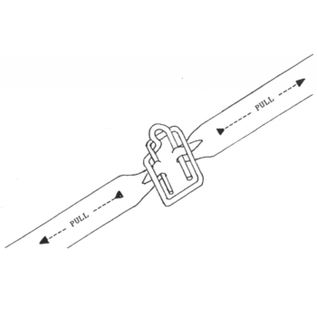 Fibbia blocca reggetta