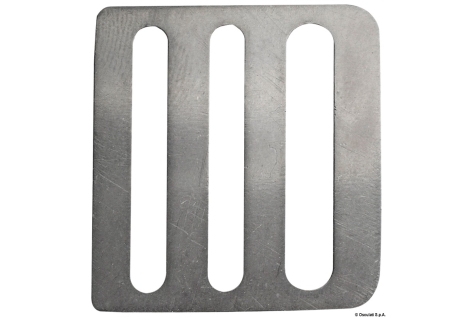 Fibbia inox 3 passaggi mm 50 