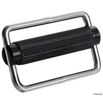 Fibbia inox 40 mm aperta 