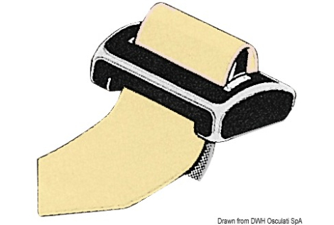 Fibbia nylon SeaSure 40 mm nero 