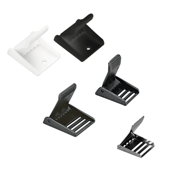 FIBBIA PER  TENDALINI/ CUSCINERIA  NERA