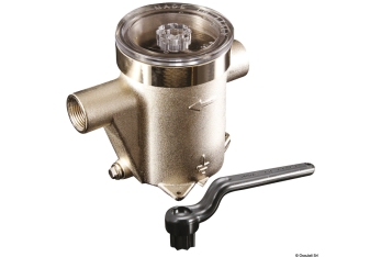 Filtro depurazione acqua in ottone nichelato 1" 1/2 