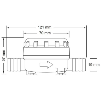 Filtro portagomma 1/2' 40
