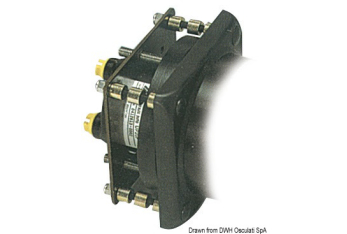 Flangia per Timonerie Idrauliche Ultraflex Quadra  