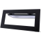 FLUSHM 360x500GRYBLK PL AL BLK 