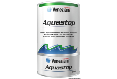 Fondo Aquastop azzurro trasparente 0,75 l 
