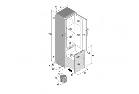 Frigoriferi VF Compressore Esterno