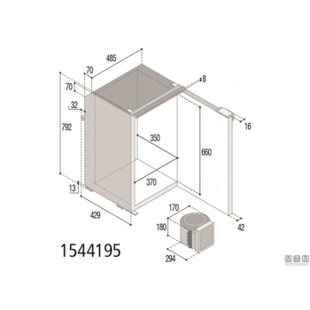 Frigorifero 130l vf c130l