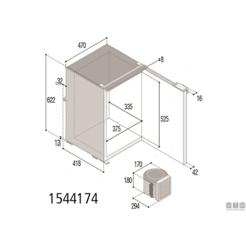Frigorifero 130l vf c130l