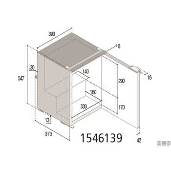 Frigorifero 130l vf dp150i
