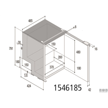 Frigorifero 39l vf c39i compressore interno