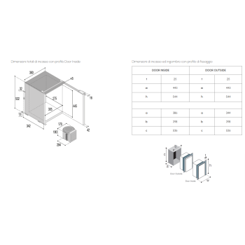 Frigorifero Vitrfrigo C42L Grigio 12/24V
