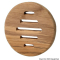 Frontalino protezione teak Ø 100 mm 