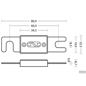 Fusibile anl-c 50a< 