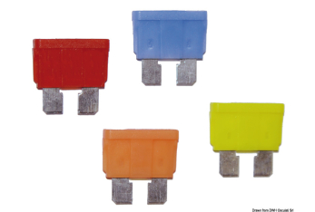 Fusibili lamellari spia LED 10 A 