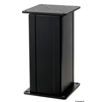 Gamba tavolo elettrica quadra 3 stadi (378-778mm) 24V argento 