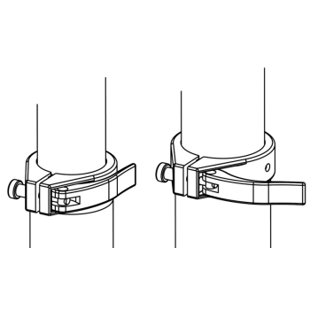 Gamba tavolo Heavy Duty Giant DeLuxe 