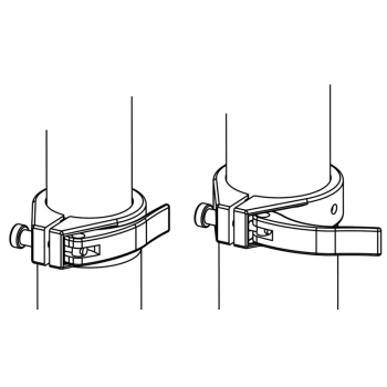 Gamba tavolo Heavy Duty Giant Nera  