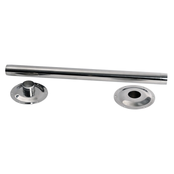 Gamba tavolo in acciaio inox lucidato-48.418.03