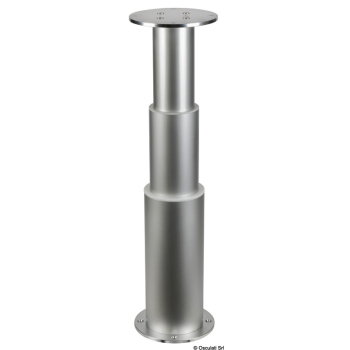 Gamba tavolo rotonda 3 stadi(378-778mm) 12V silver 