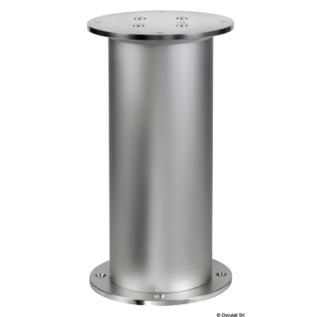 Gamba tavolo rotonda antirotazione 3 stadi 24V argento 