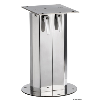 Gamba telescopica in acciaio inox per tavolo  