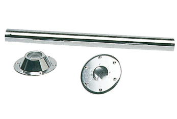 Gambo tavolo fisso 700 mm acciaio cromato 