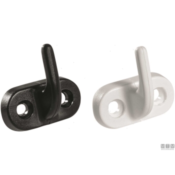 Gancetto 32x25mm nero 