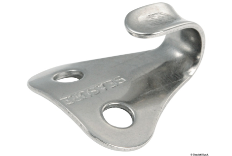 Gancetto inox per tubi 40/70 mm 