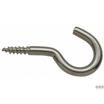 Gancetto u vite 80mm inox