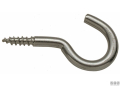 Gancetto u vite 80mm inox
