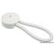 Gancio elastico bianco 80 mm 