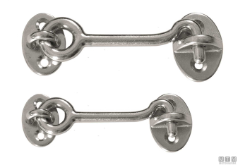 Gancio Fermaporte Inox