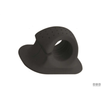 Gancio fissaremi in gomma nero