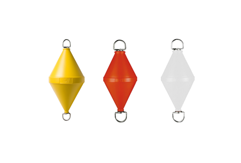 Gavitello arancio c/asta lt.15